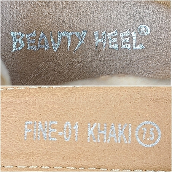 Tan Women's Casual Wedge Bohemian Jeweled Sandals Size 7.5 - Picture 13 of 17